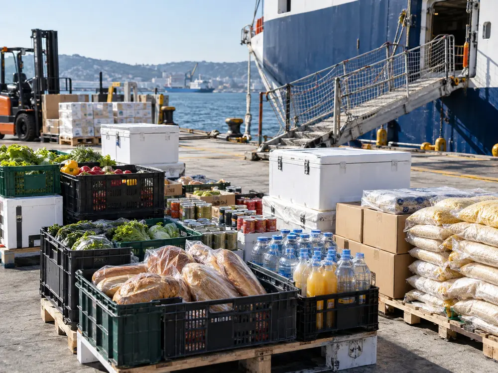 Fresh, dry and bonded provisions